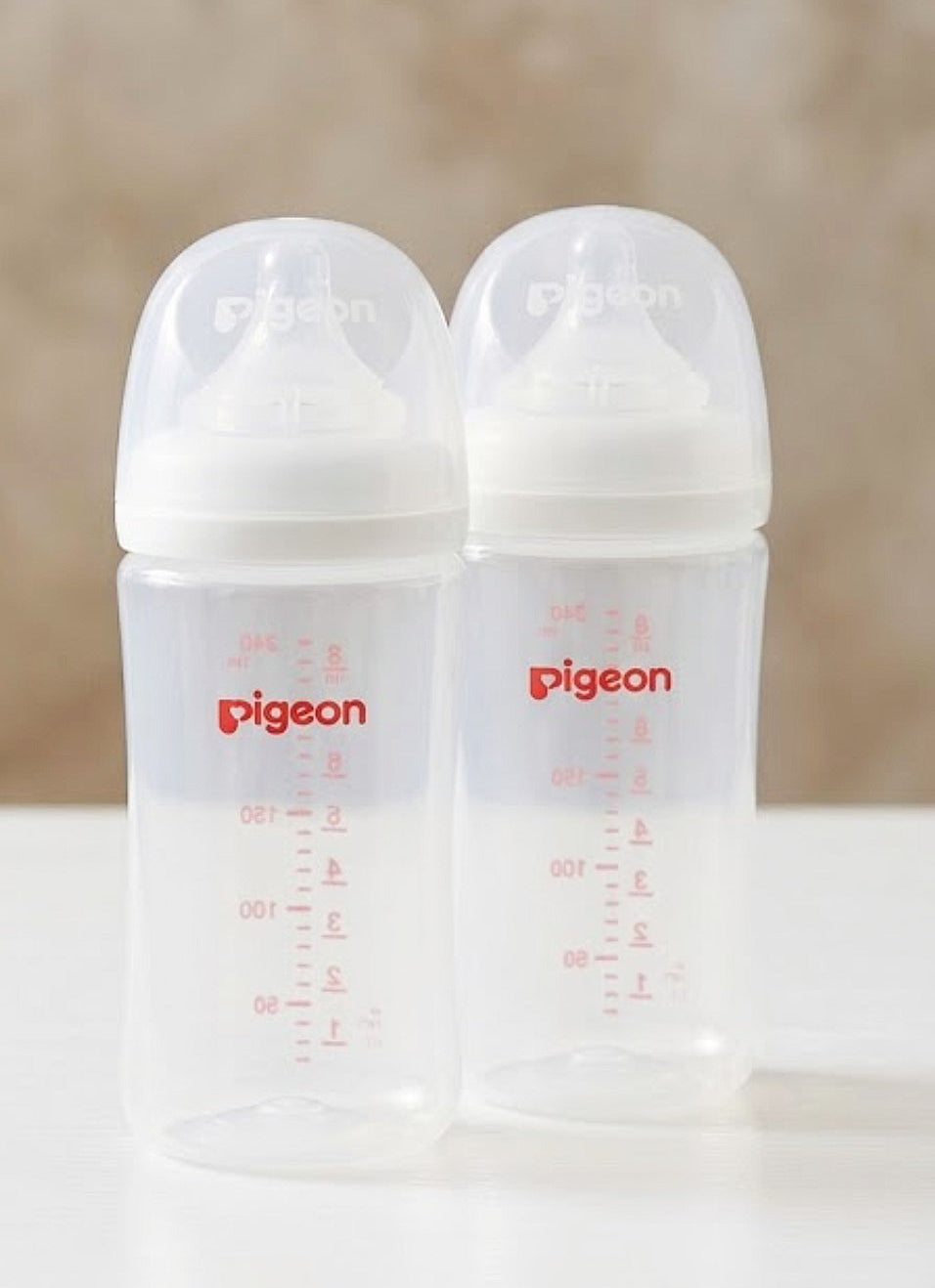 Pigeon Softouch Baby Bottles – Twin Pack 240ml