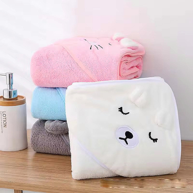 Premium Quality Baby Hooded Bath Towel .
