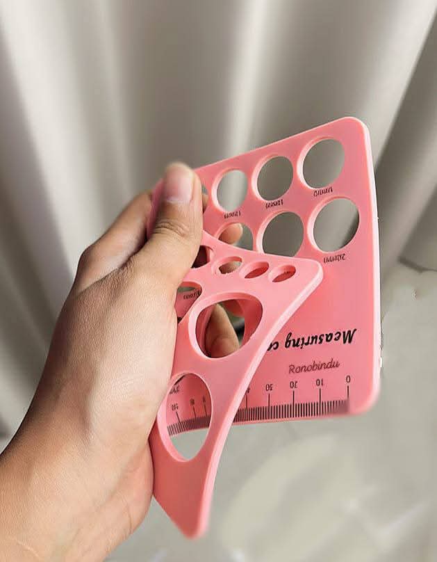 Flange Measurement Scale.