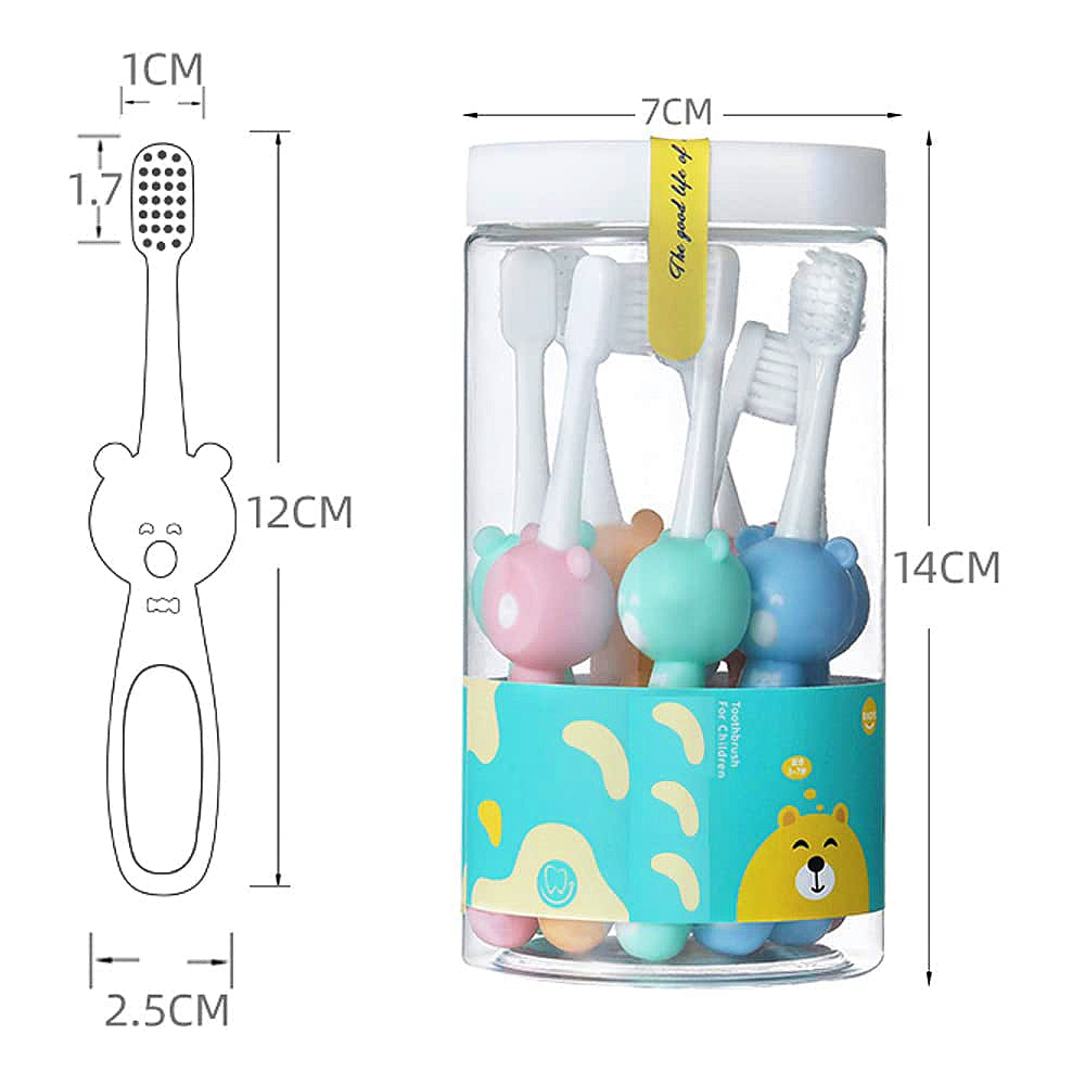 Kids Soft Bear Toothbrush 8 Pcs Set (Hercules Bear)