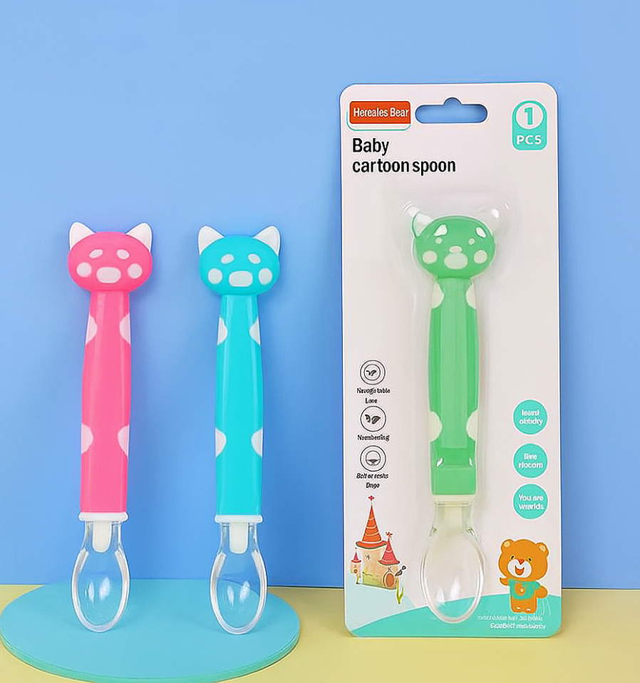 kawai baby silicon spoon.