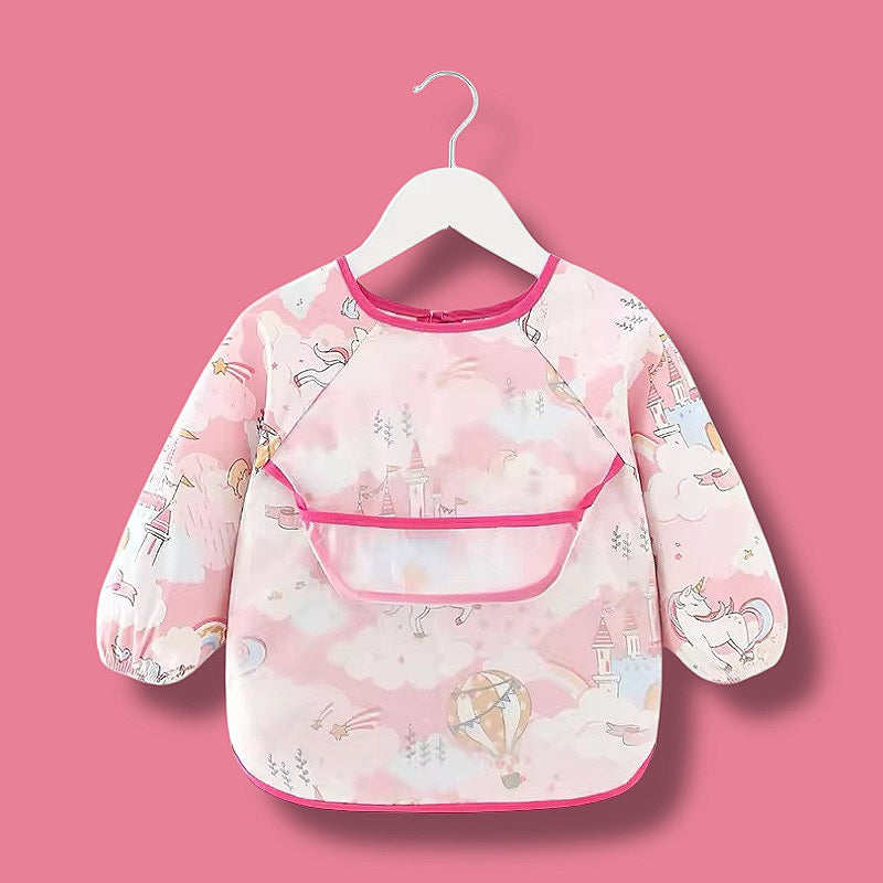 Baby cloth full sleeve bibs.