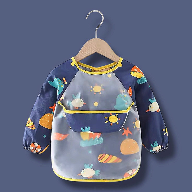 Baby cloth full sleeve bibs.