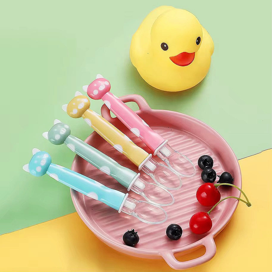 kawai baby silicon spoon.