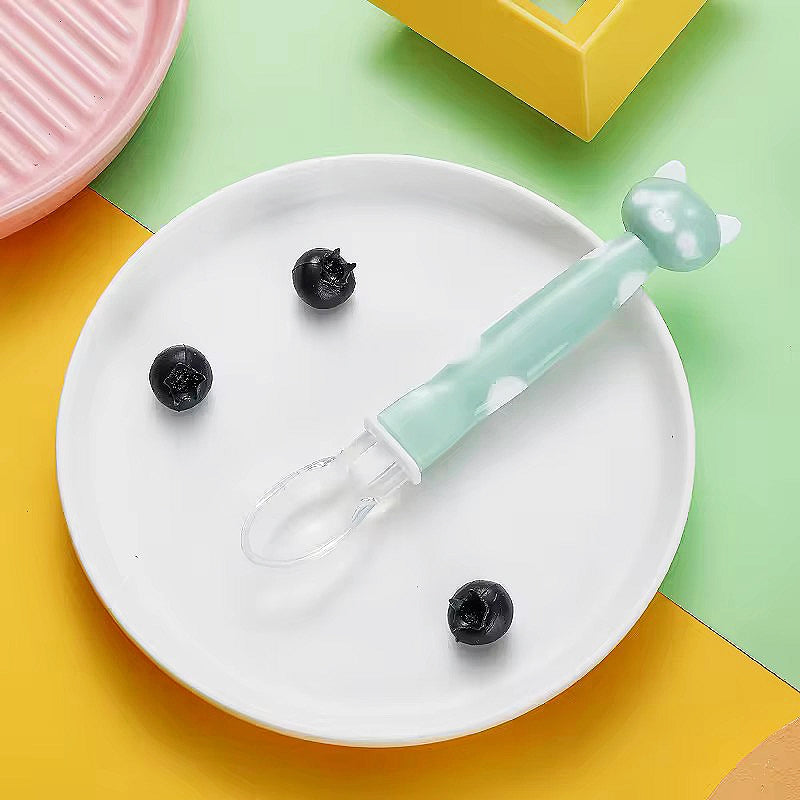 kawai baby silicon spoon.