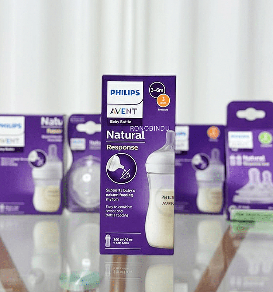 Philips Avent Natural Response 260ml Single feeding bottle.