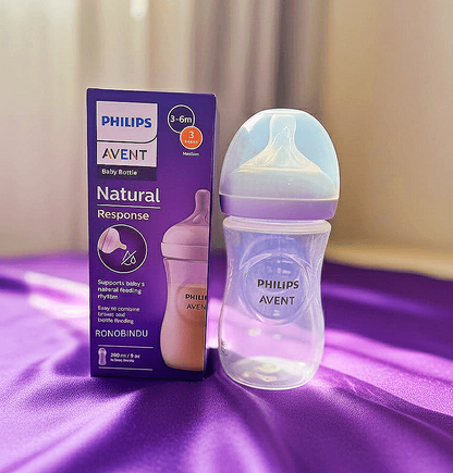 Philips Avent Natural Response 260ml Single feeding bottle.