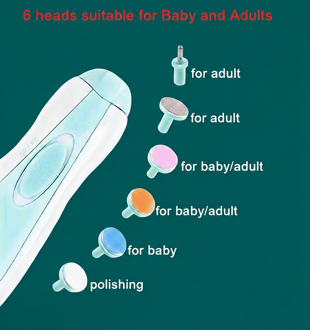Premium quality baby electric nail trimmer.