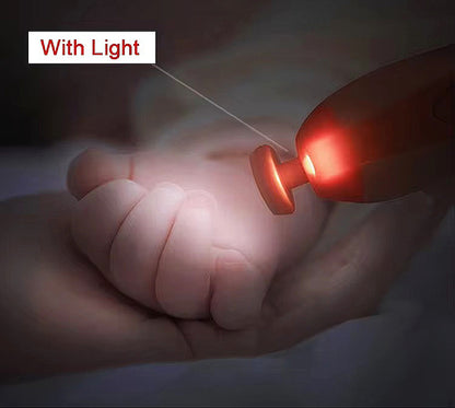 Premium quality baby electric nail trimmer.