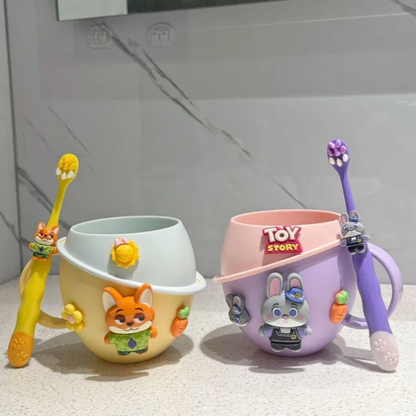 Kids Toothbrush & Rinse Cup Set.