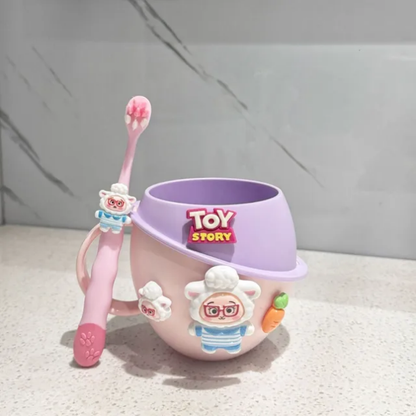 Kids Toothbrush & Rinse Cup Set.