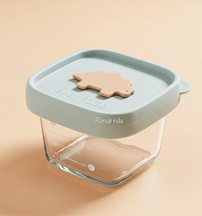 Premium quality Baby glass and silicon food containers.