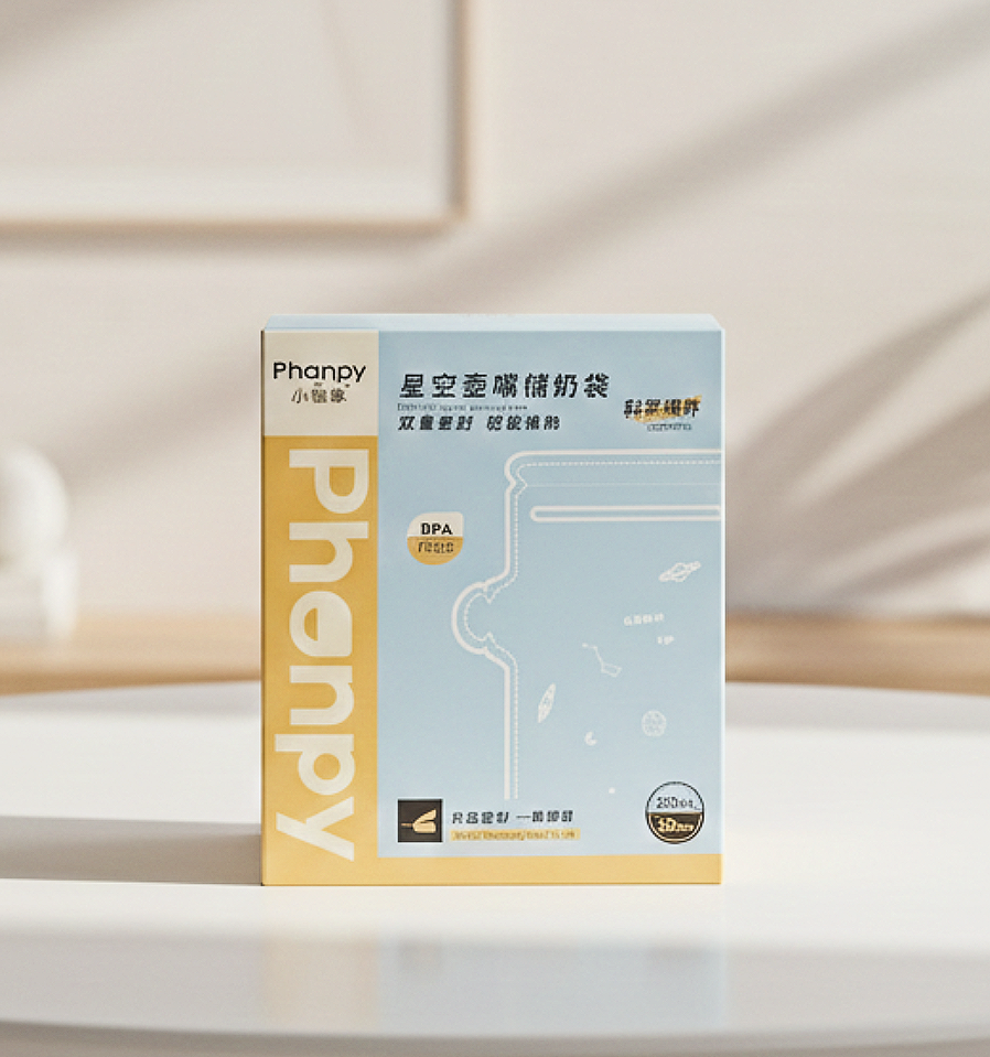 Phanpy Breastmilk storage bags .