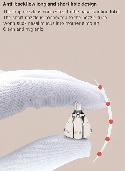 Baby nose aspirator with tweezer and cleaning tool set .