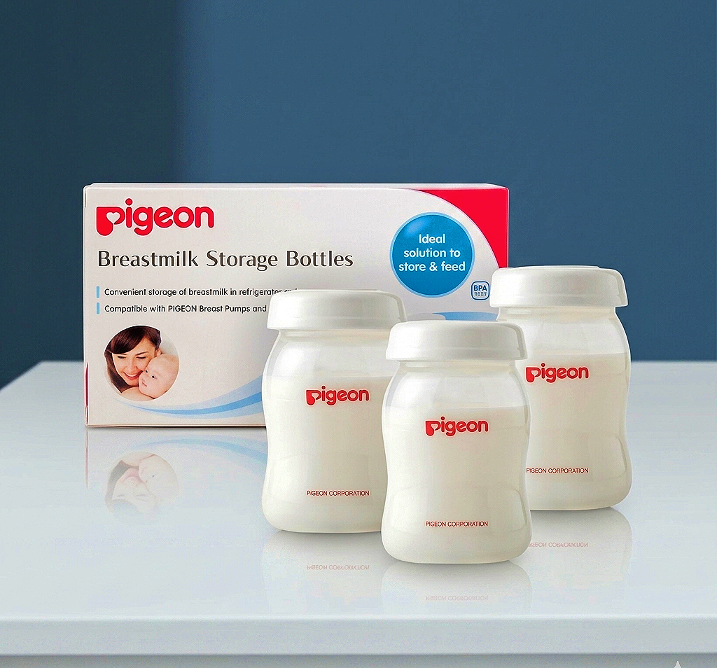 Pigeon Breastmilk Storage Bottles.(MADE IN JAPAN)