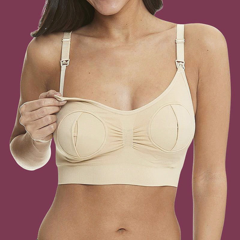 Pumping bra regular (beige color)