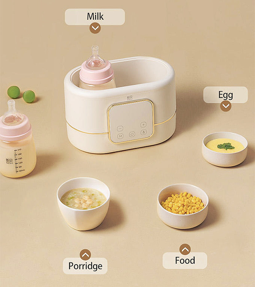 NCVI double bottle warmer + sterilizer.