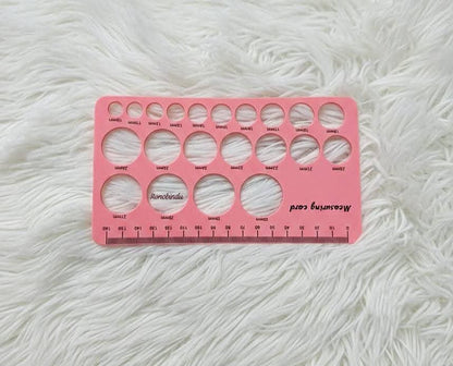 Flange Measurement Scale.