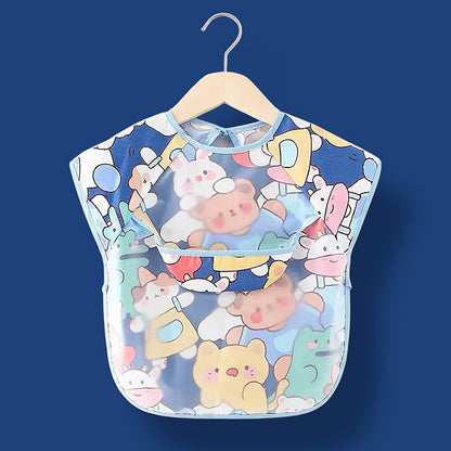 Baby cloth half sleeve bib.