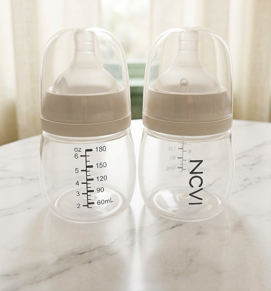 NCVI Wide-Neck plastic Feeding  Bottle.