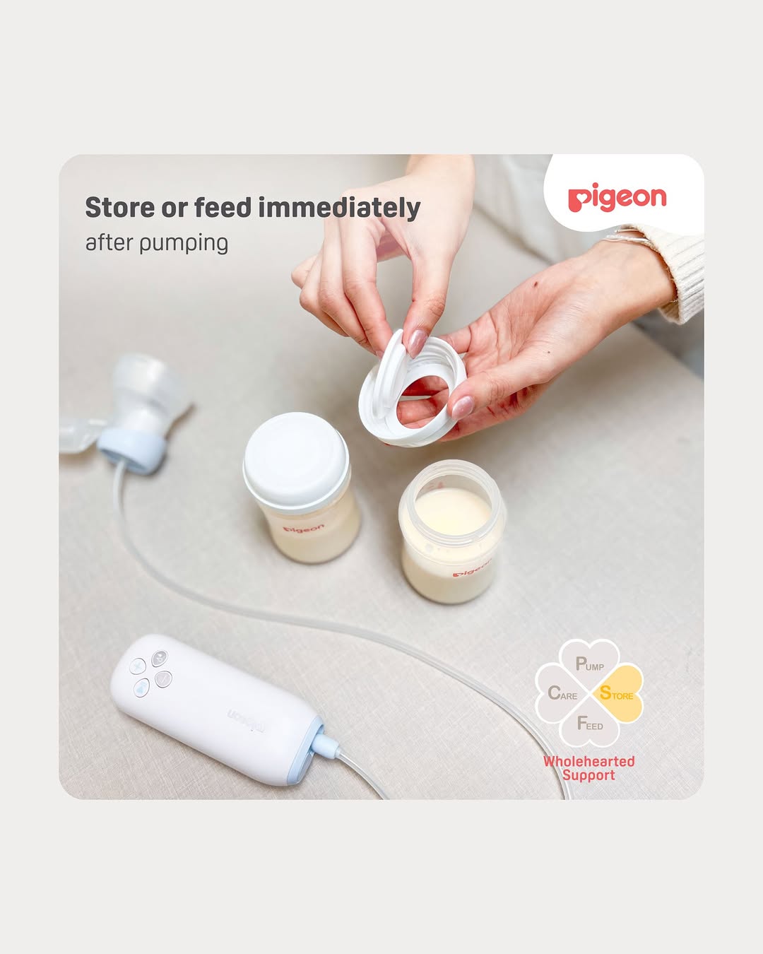 Pigeon Breastmilk Storage Bottles.(MADE IN JAPAN)