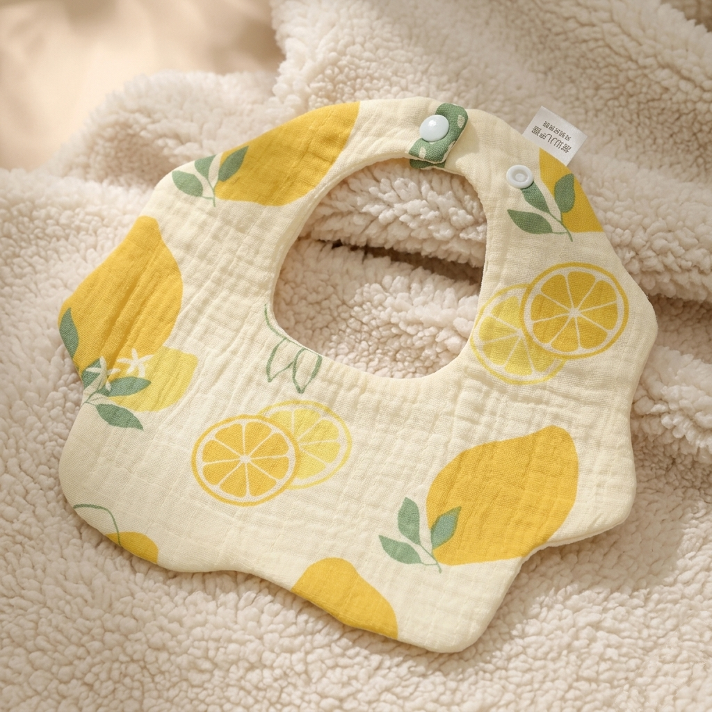 Organic Muslin Cotton bibs..