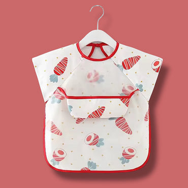 Baby cloth half sleeve bib.
