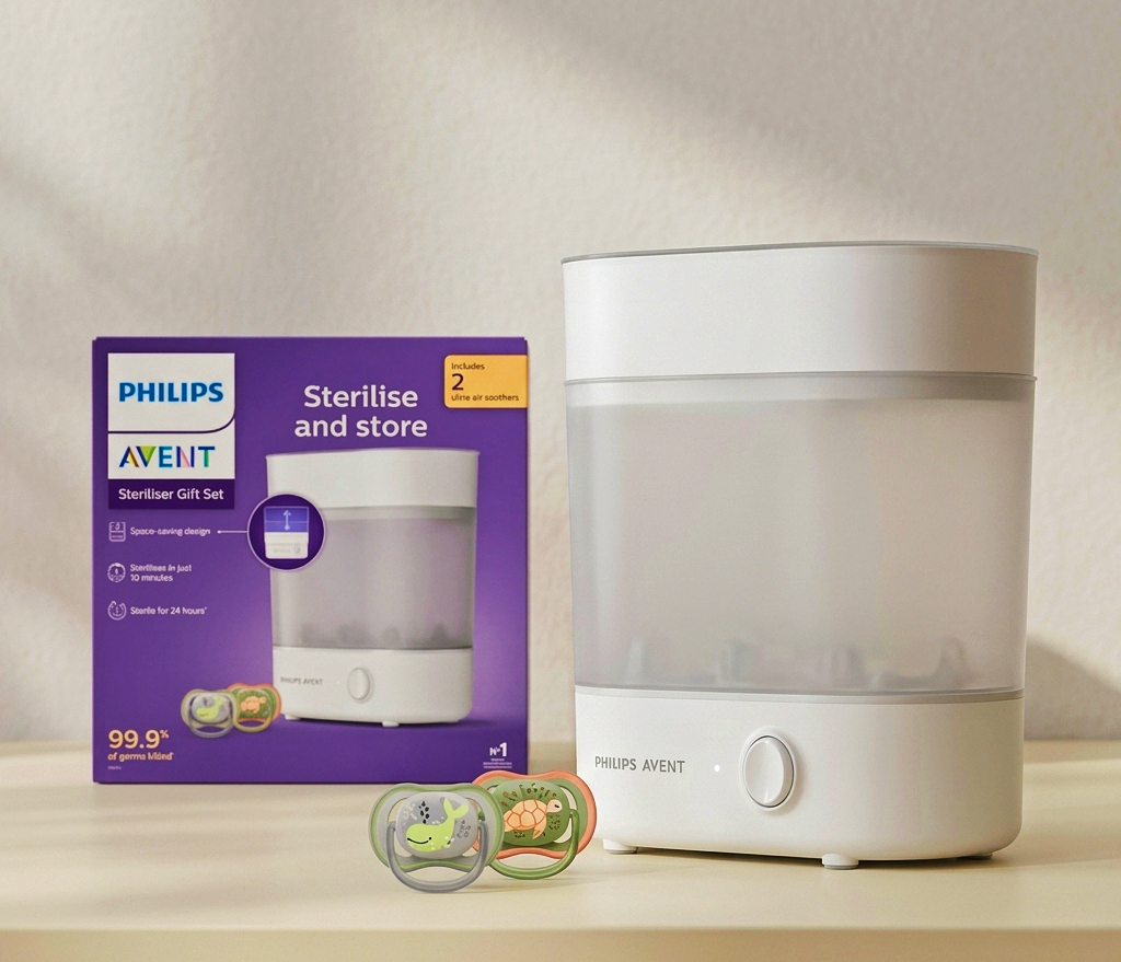 Philips Avent Steriliser Gift Set.