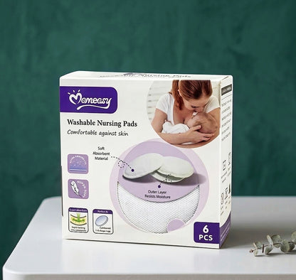 Momeasy Washable Nursing Pads.