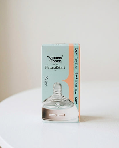 Tommee Tippee NaturalStart Teats (6m+ Fast Flow)