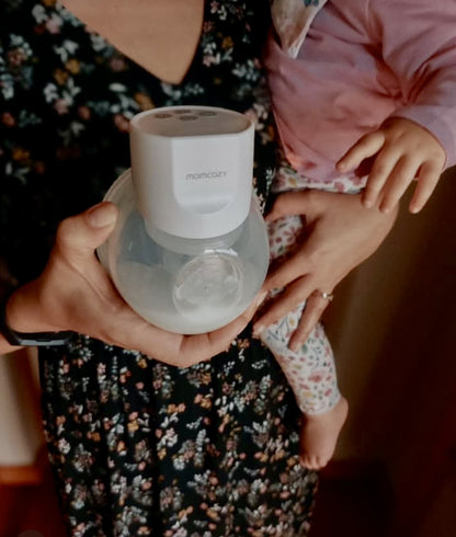 Momcozy hospital grade single wearable breastpump. Model:s12 pro.