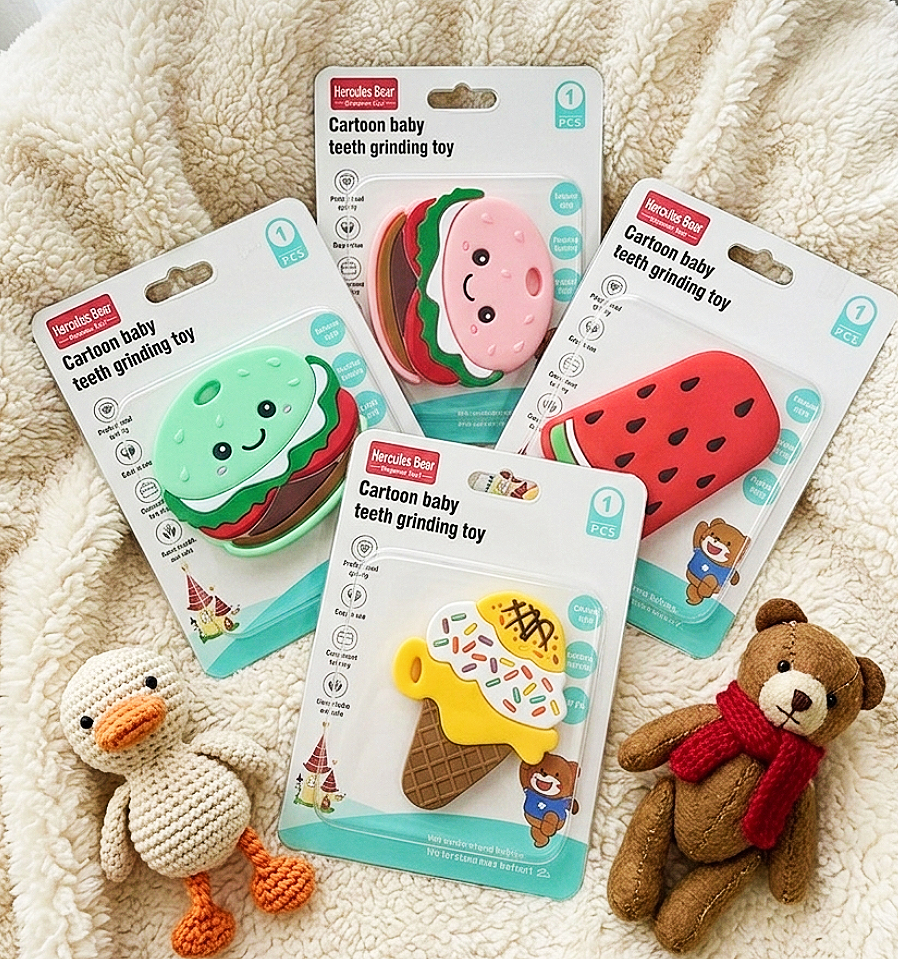 Cartoon Baby Teethers(Hercules Bear)