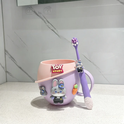 Kids Toothbrush & Rinse Cup Set.