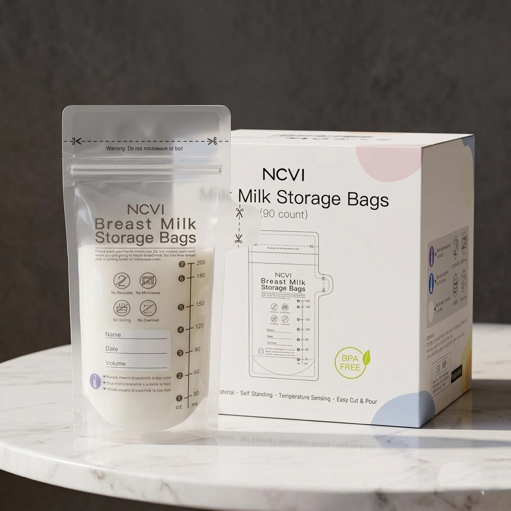 NCVI Breast Milk Storage Bags (90 Count)