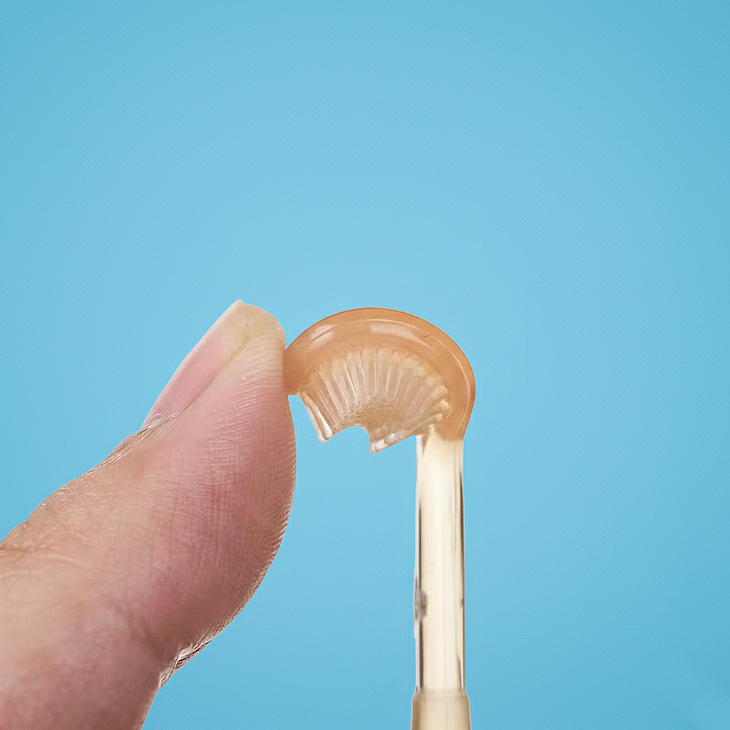 Baby silicon mouth cleaner brush set .