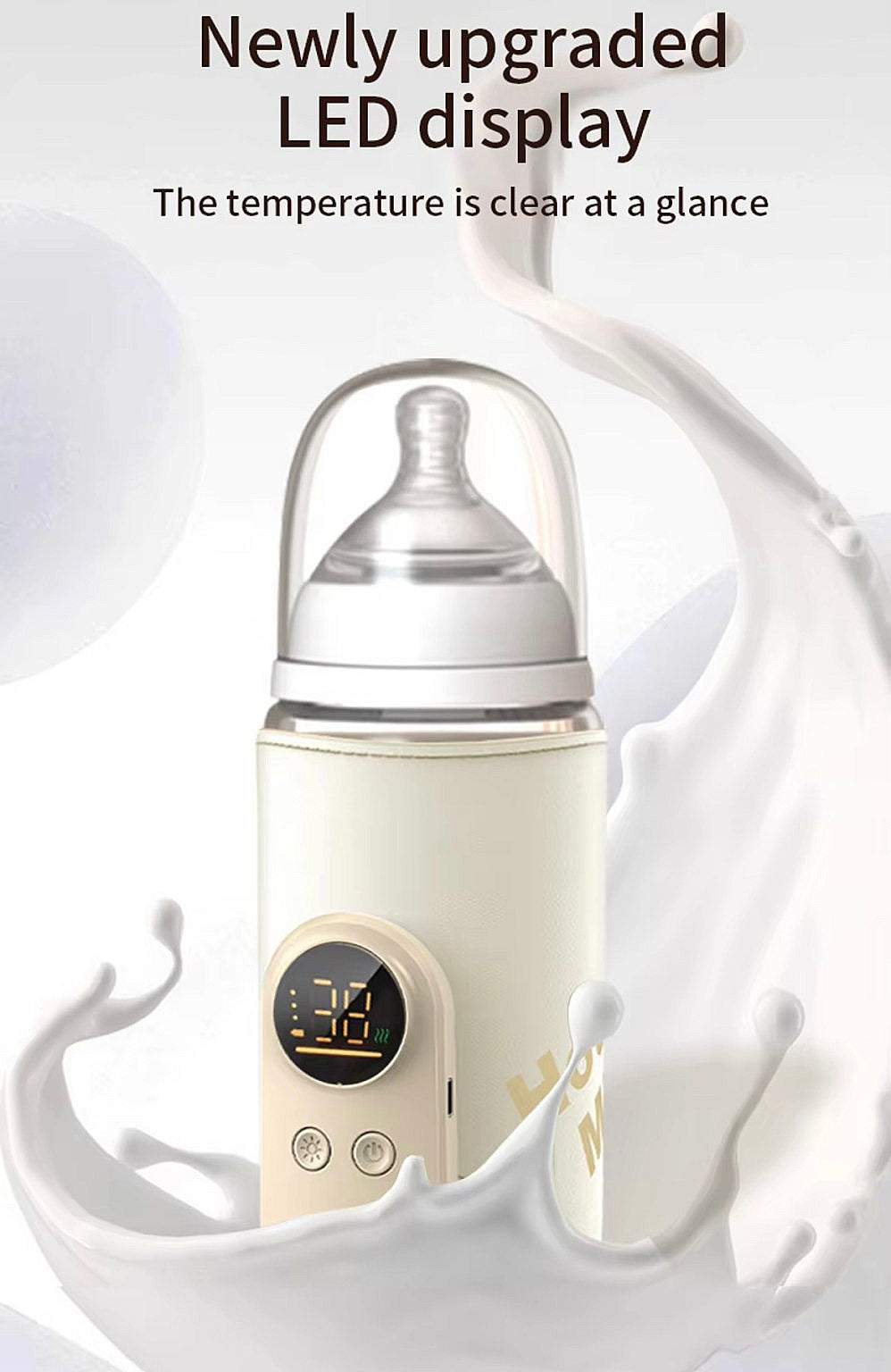 RECHARGABLE PORTABLE BABY BOTTLE WARMER.
