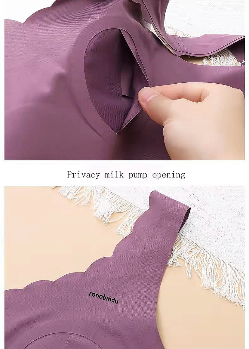 Regular pumping bra or nursing bra (purple color)