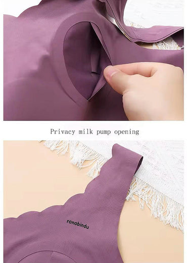 Regular pumping bra or nursing bra (purple color)