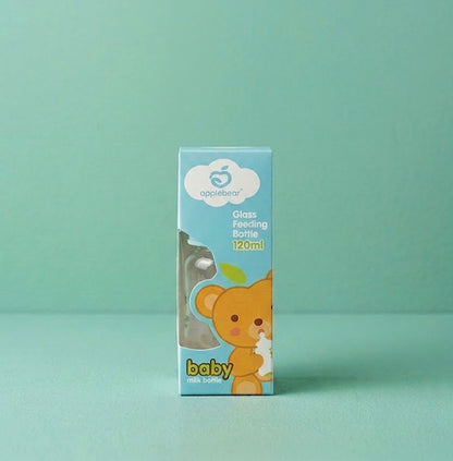 Applebear Glass Feeding Bottle (120ml)