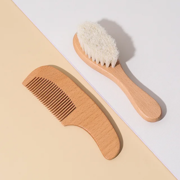 Hercules Bear 2-Piece Baby Comb & Brush Set