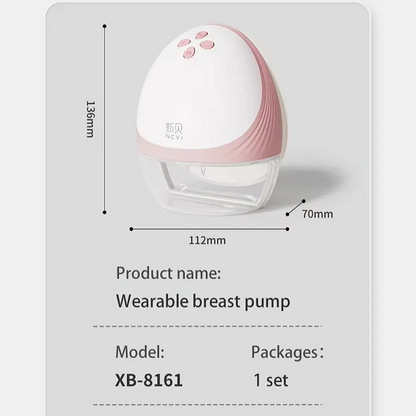 NCVI 8161 Heated Wearable single Breast Pump.(US Verient)