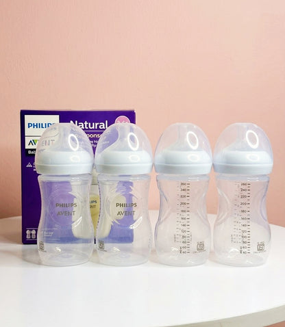 Philips Avent Natural Response Baby Bottle Twin Pack (260ml/9oz)