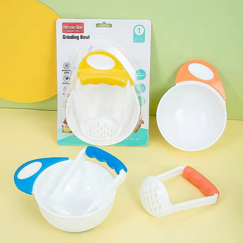 Baby food grinding bowl .