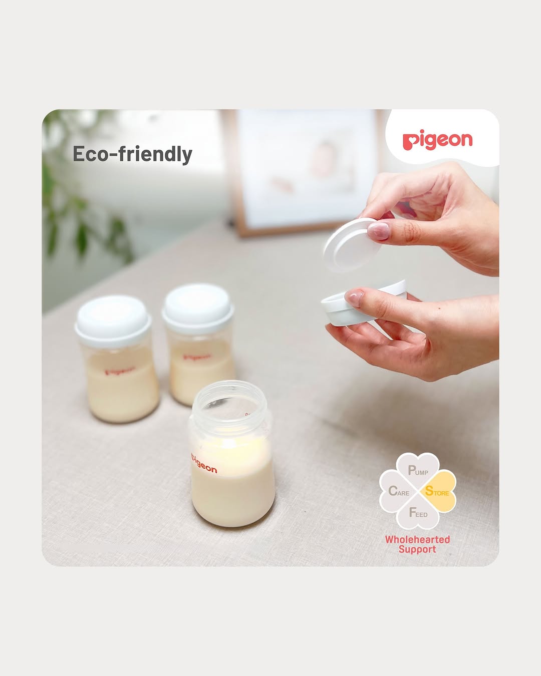 Pigeon Breastmilk Storage Bottles.(MADE IN JAPAN)