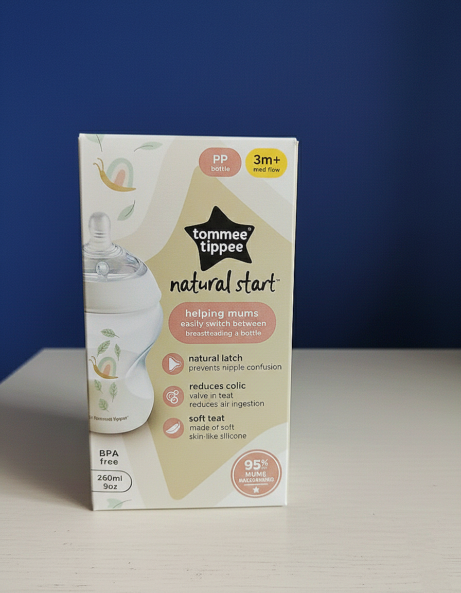 Tommie Tippee Anti Cholic Natural Start Feeding Bottle 260 ml.