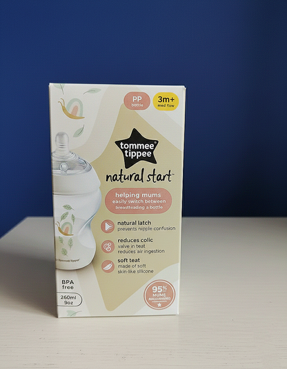 Tommie Tippee Anti Cholic Natural Start Feeding Bottle 260 ml.