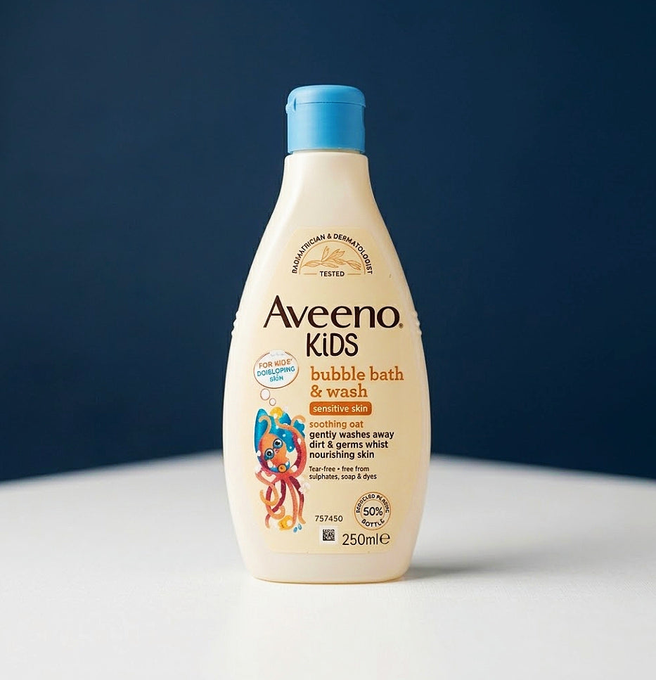 Aveeno Kids Bubble Bath & Wash 250ml