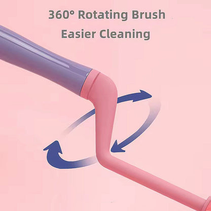Silicon bottle or pump parts cleansing brush set.