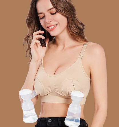 Pumping bra regular (beige color)