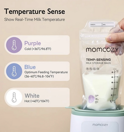 Momcozy breastmilk storage bags. (10 pcs) (disposable)